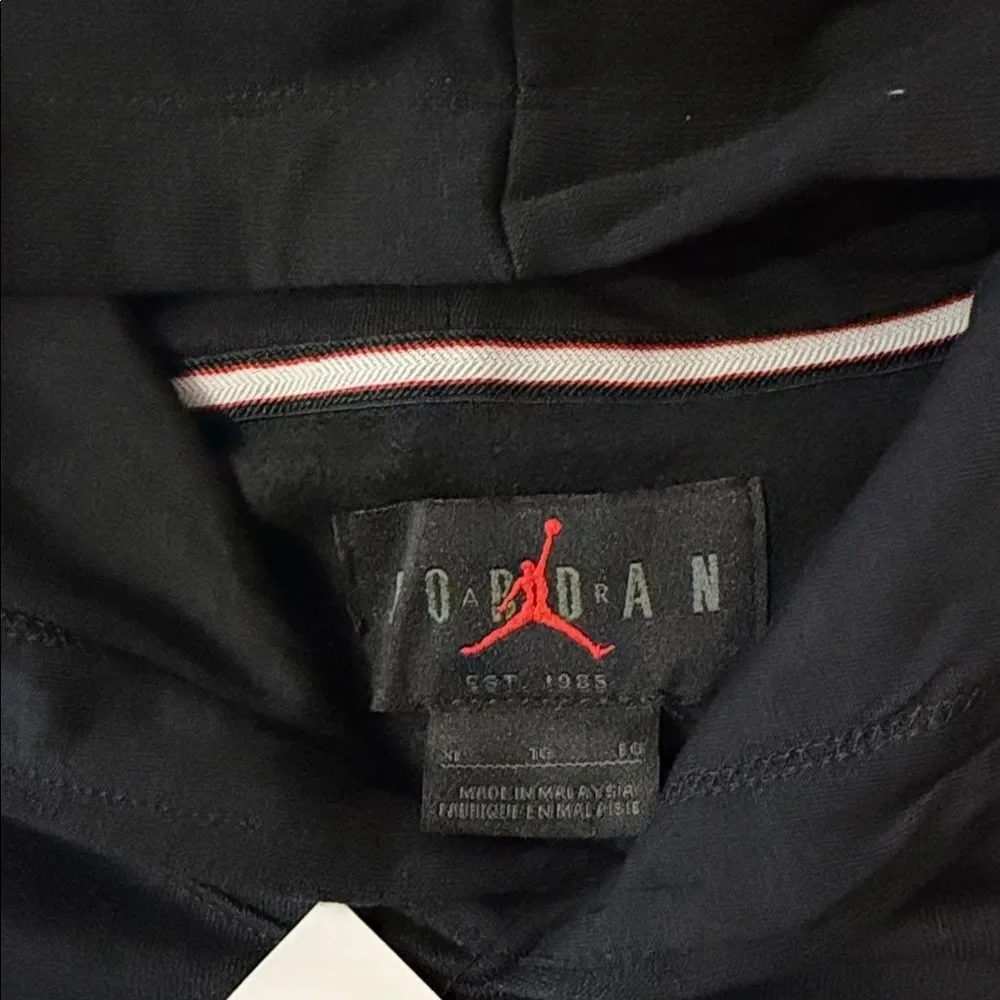 Jordan Black Hoodie with Jumpman Logo